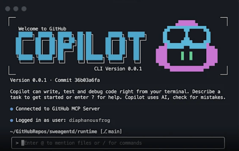 GitHub Copilot Terminal Workflow