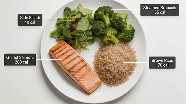 Annotated Nutrition Infographic Plate