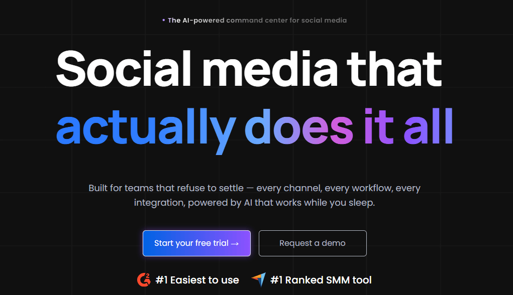 Vista Social Homepage