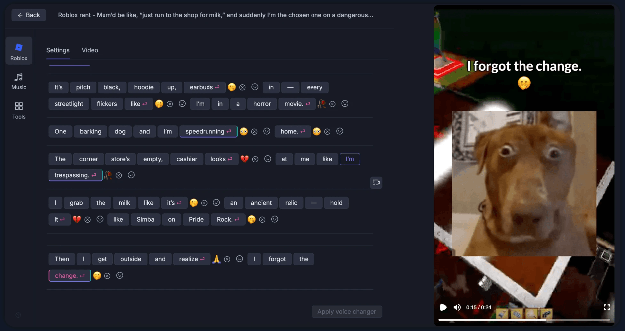 VSub Create Trending Videos