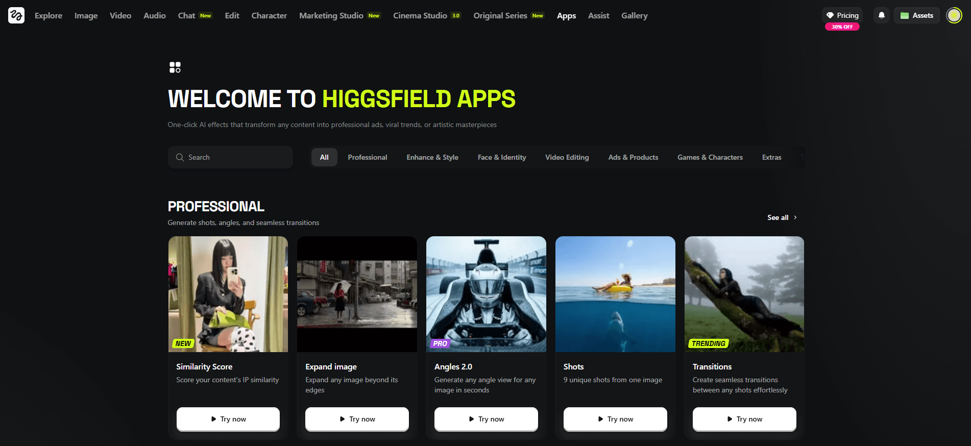 Higgsfield Apps 1