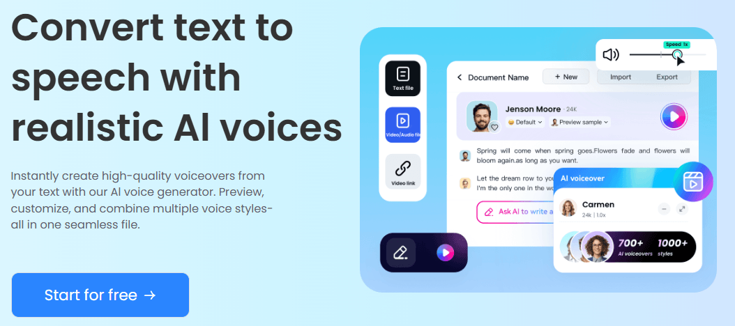 DupDub Text to Speech