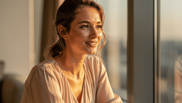 Candid Portrait by a Window