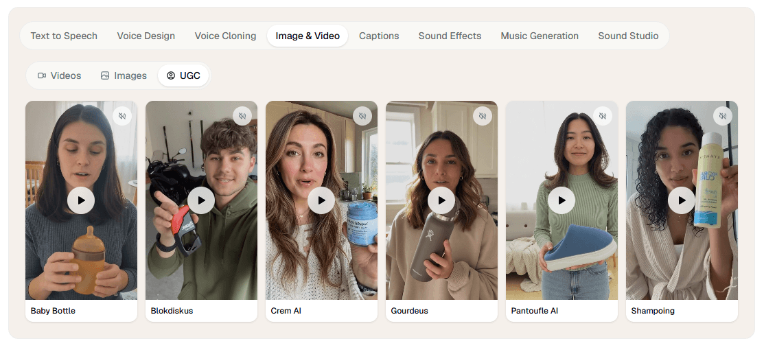 Verbatik Image, Video, and UGC Tools