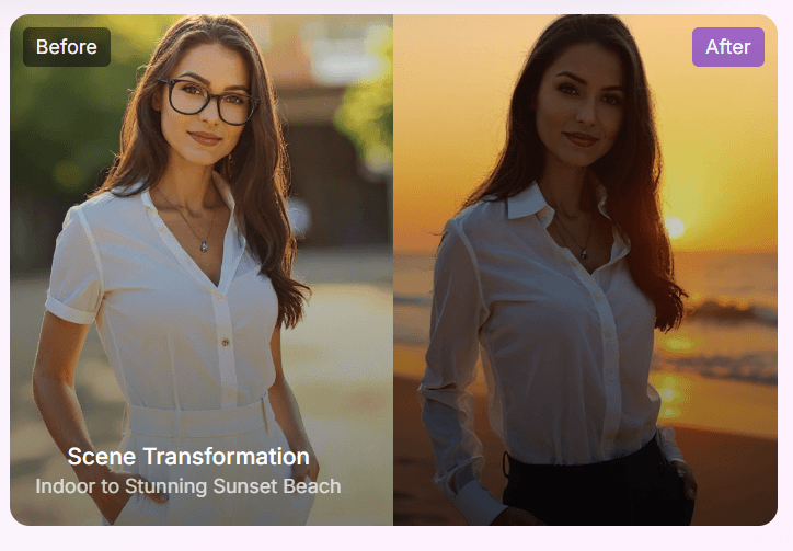 Photor AI Scene Transformation