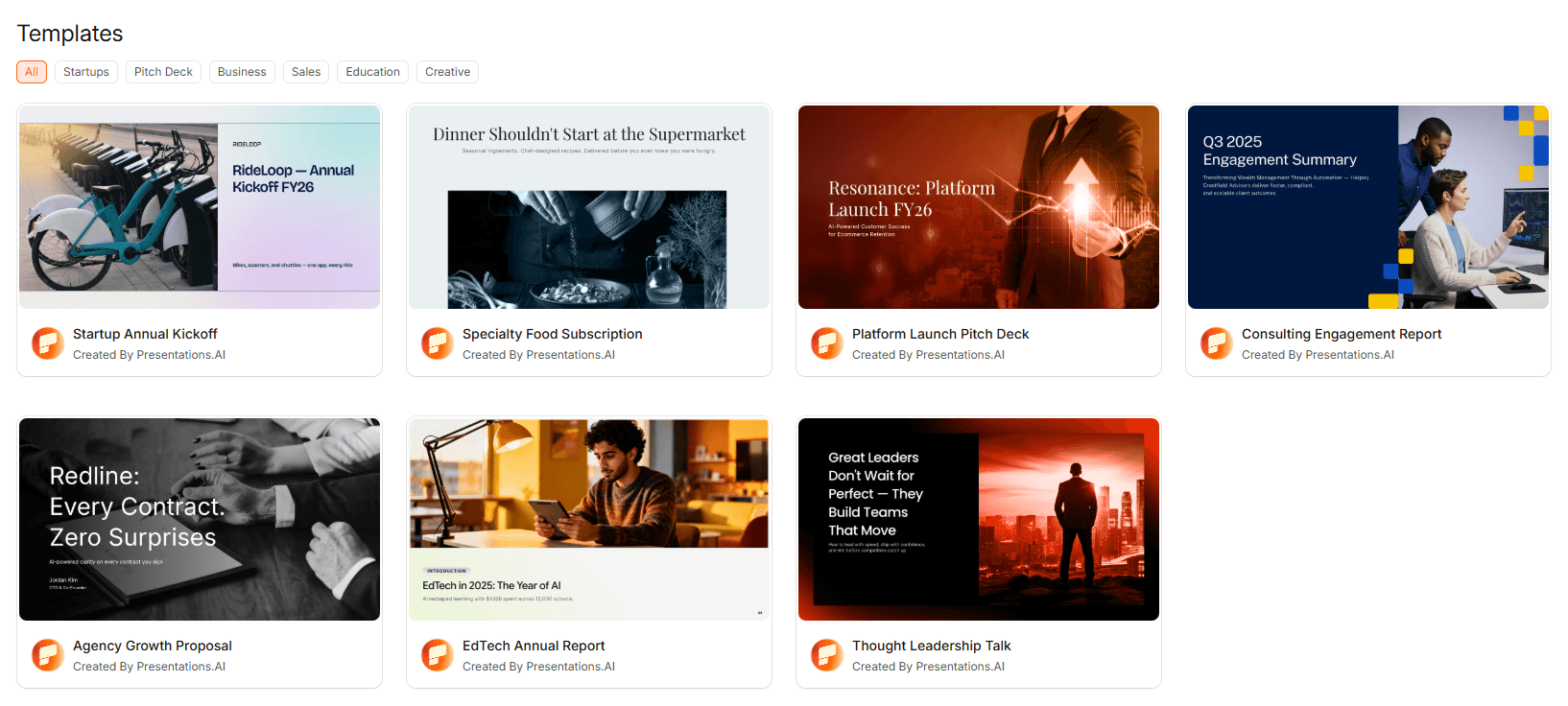 Presentations.AI Templates