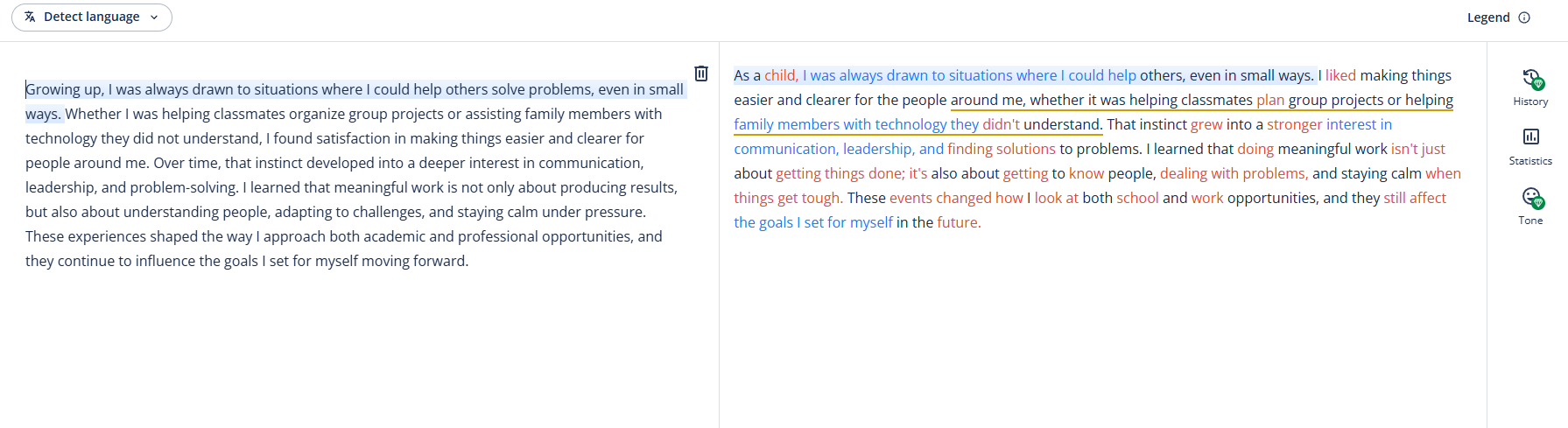 QuillBot Humanizer Sample