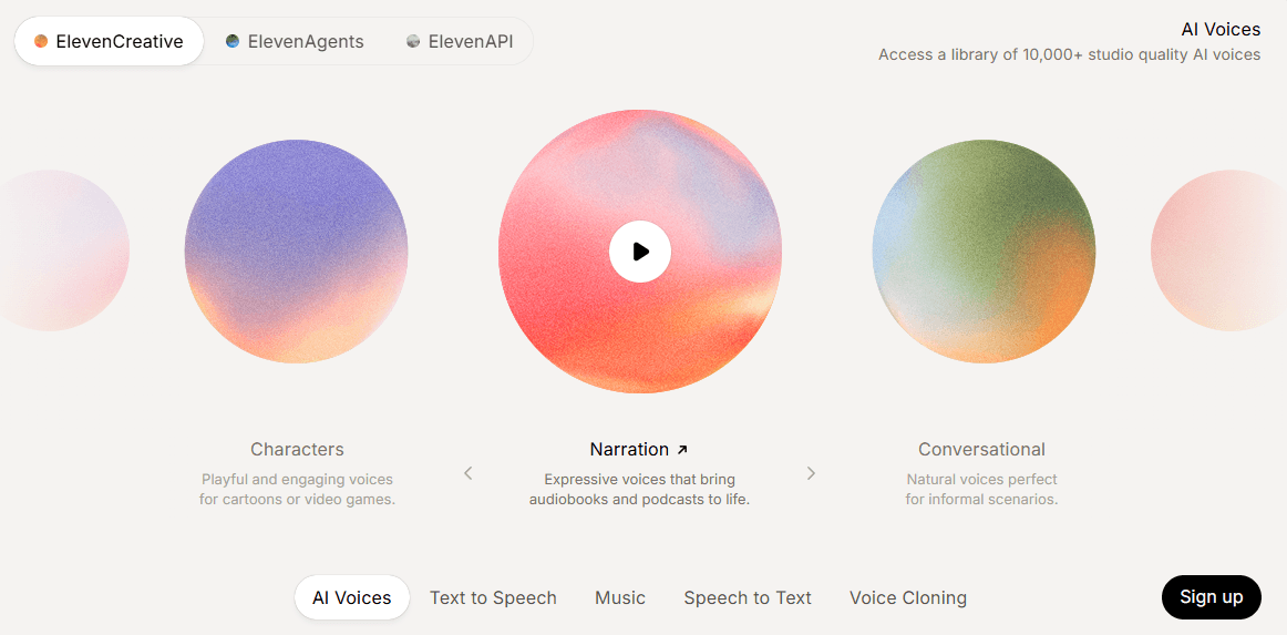 ElevenLabs AI Voices