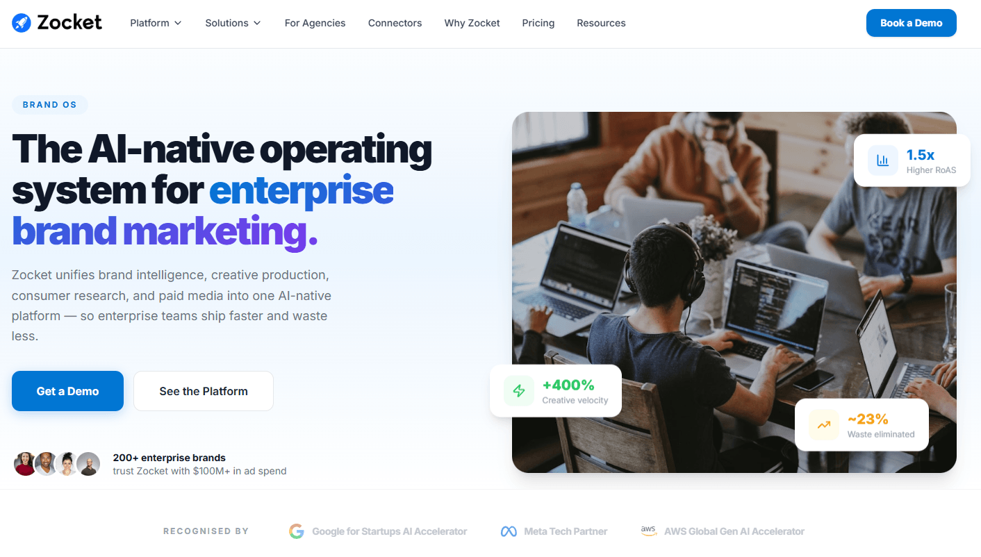 Zocket Homepage