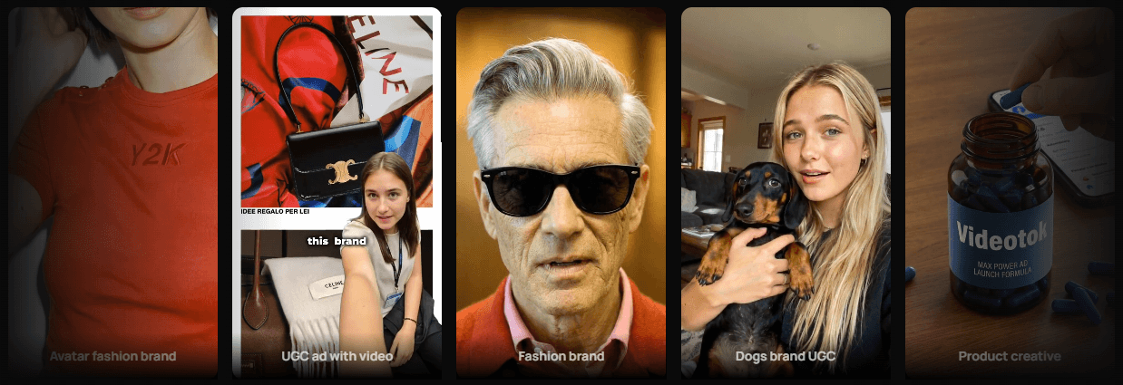 VideoTok Vertical Creative Examples