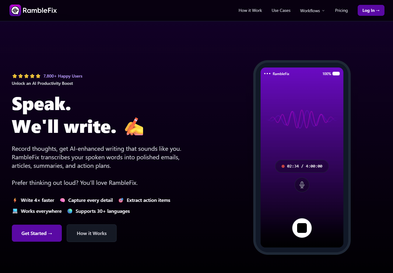 RambleFix Homepage