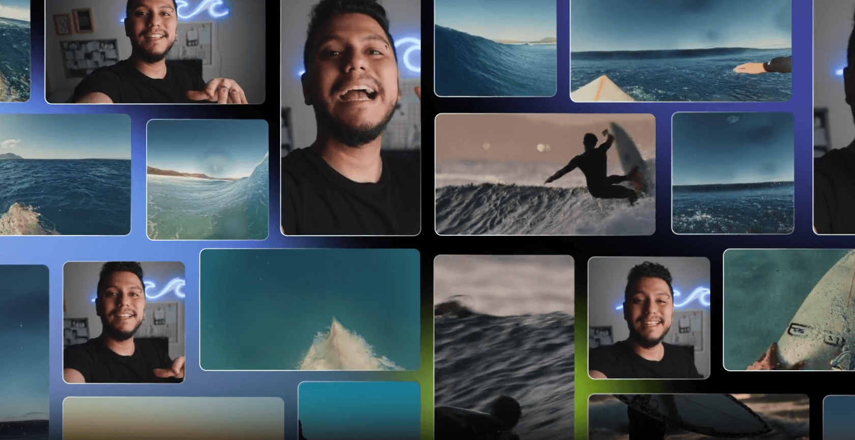 Qlip AI generated clips preview