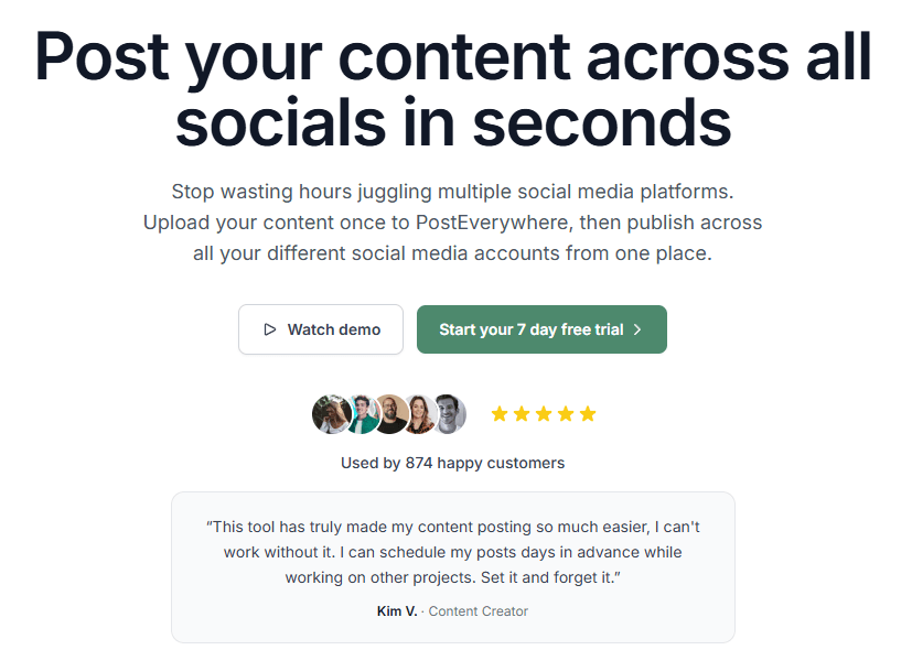 PostEverywhere Homepage