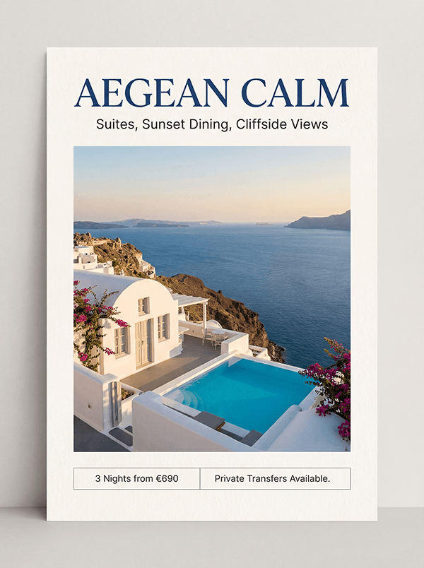 Boutique Hotel Promotion Poster